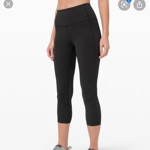 LULULEMON Pace Rival Crop Black